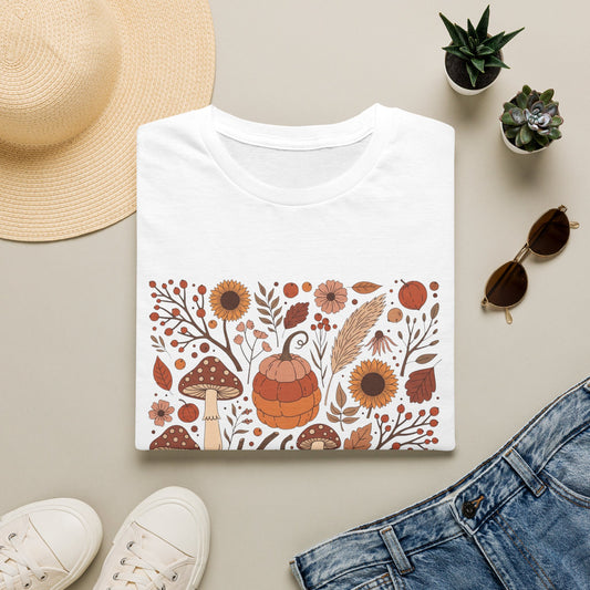 Colorful Autumn Harvest Graphic T-Shirt
