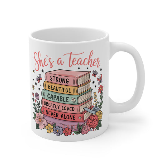 "She's a Teacher" Mug