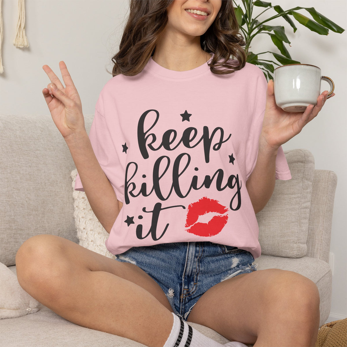 "Keep Killing It" Motivational Womens T-shirt