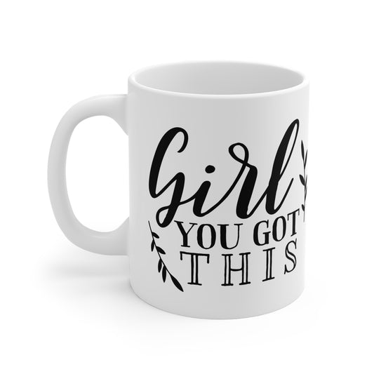 Motivational Girl Success Mug