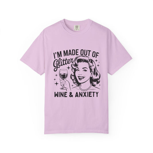 Funny Anxiety Retro Graphic T-shirt