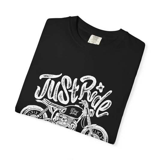 Motorcycle Summer Unisex Garment-Dyed T-shirt