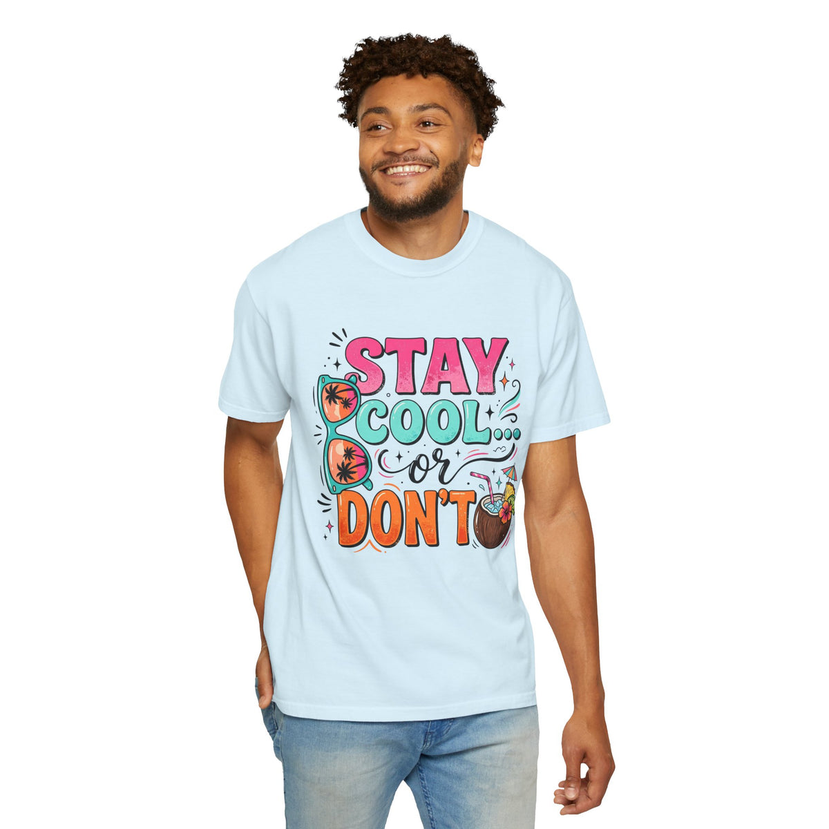 Stay Cool Bright Summer Graphic T-shirt Gift