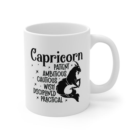 Capricorn Zodiac Coffee Tea Mug Gift