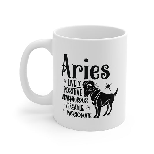 Aries Zodiac Coffee Tea Mug Gift