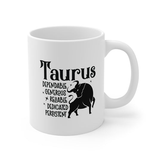 Taurus Zodiac Coffee Tea Mug Gift