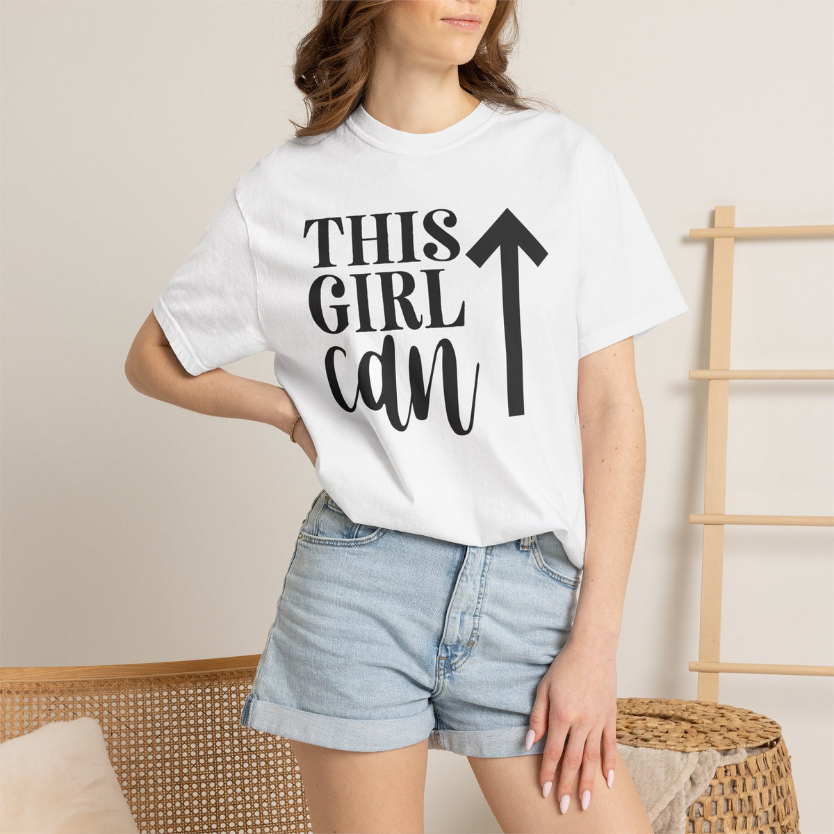 "This Girl Can" Arrow Tee