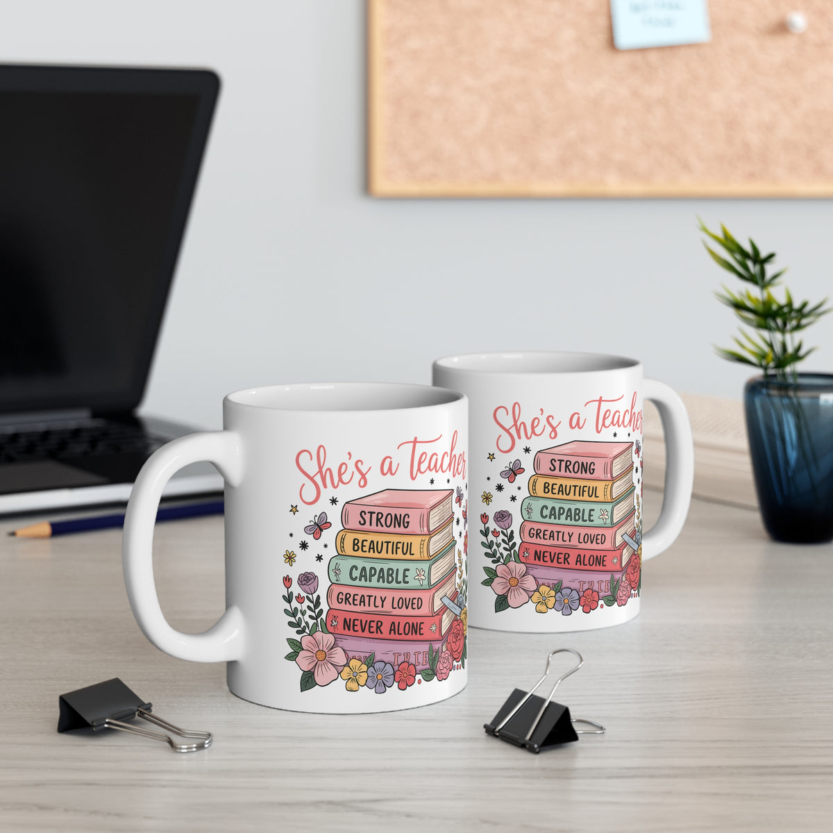 "She's a Teacher" Mug