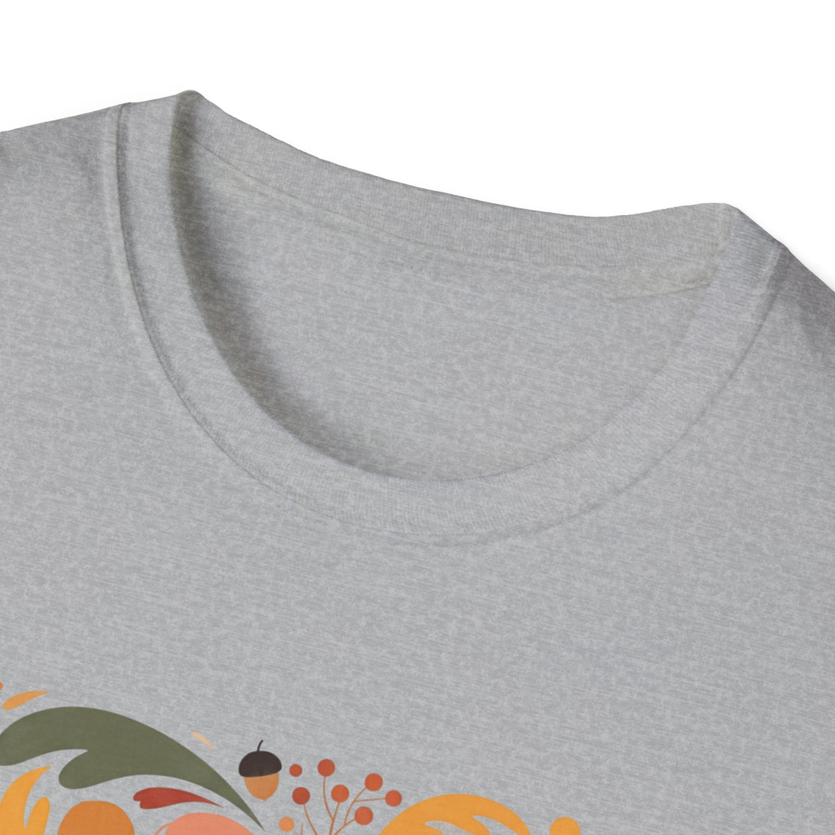 Colorful Autumn Harvest T-Shirt — Pumpkin & Sunflower Fall Graphic Tee