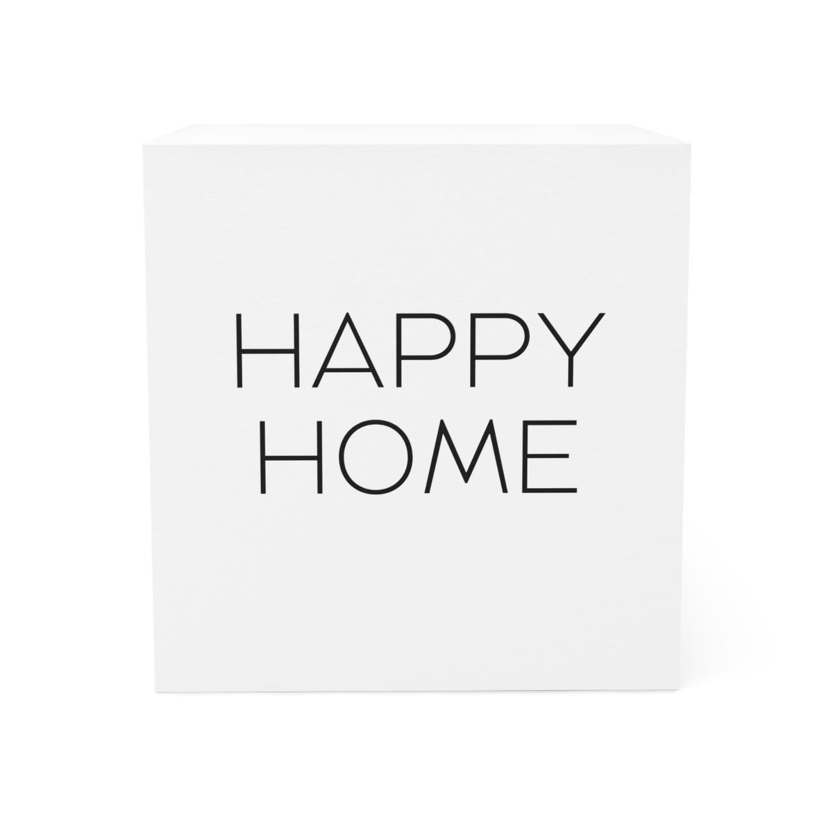 Happy Home Note Cube Memo Block Gift