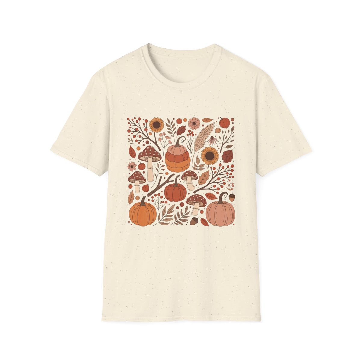 Colorful Autumn Harvest Graphic T-Shirt