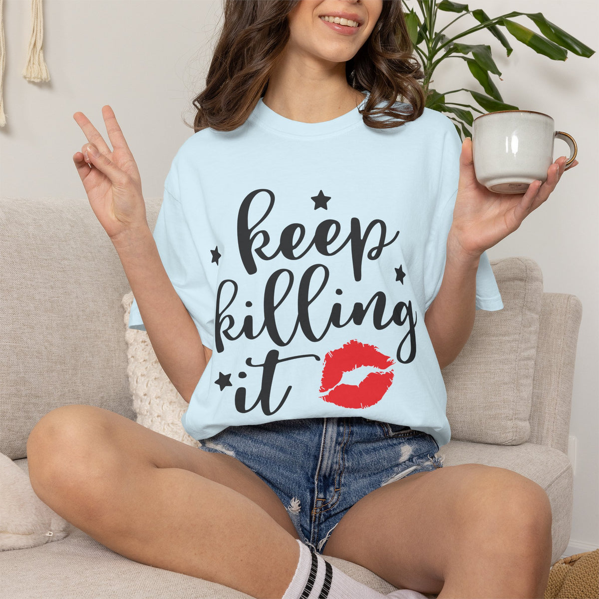 "Keep Killing It" Motivational Womens T-shirt
