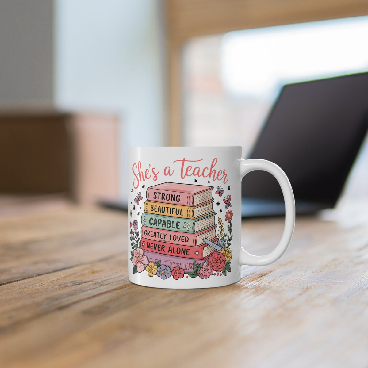 "She's a Teacher" Mug