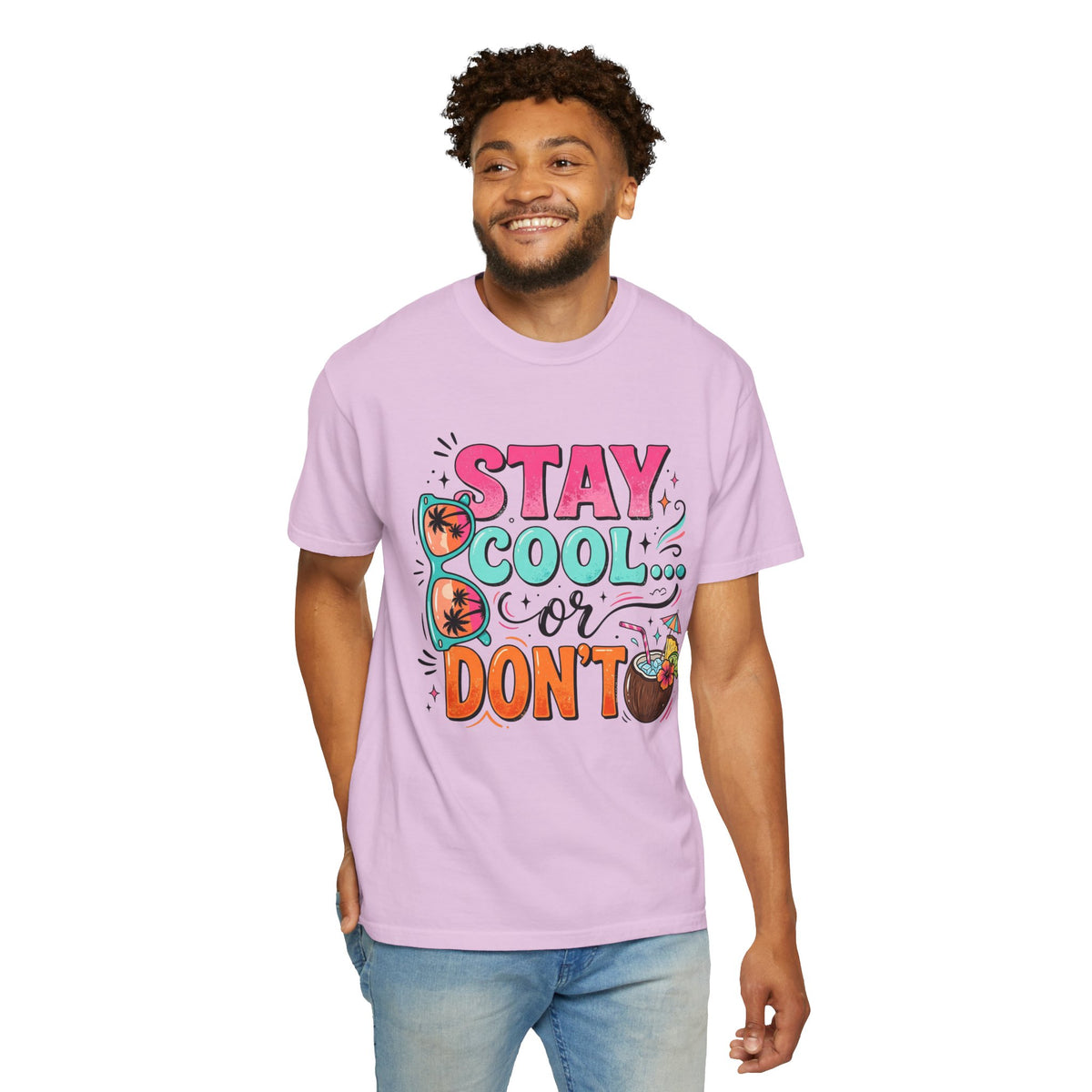 Stay Cool Bright Summer Graphic T-shirt Gift