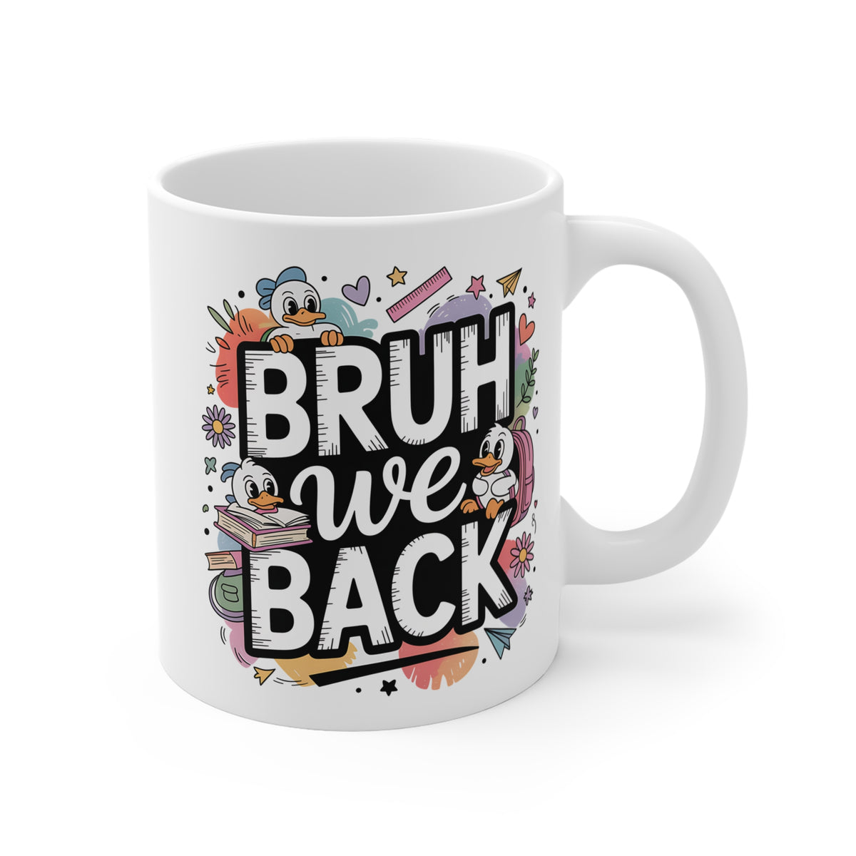 Back To School Colorul Graphic Mug