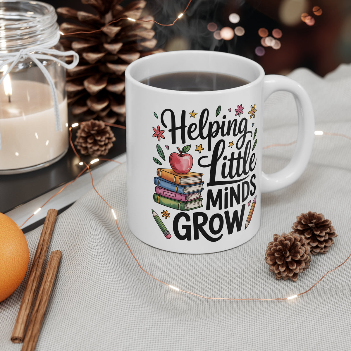 "Helping Little Minds Grow" Mug