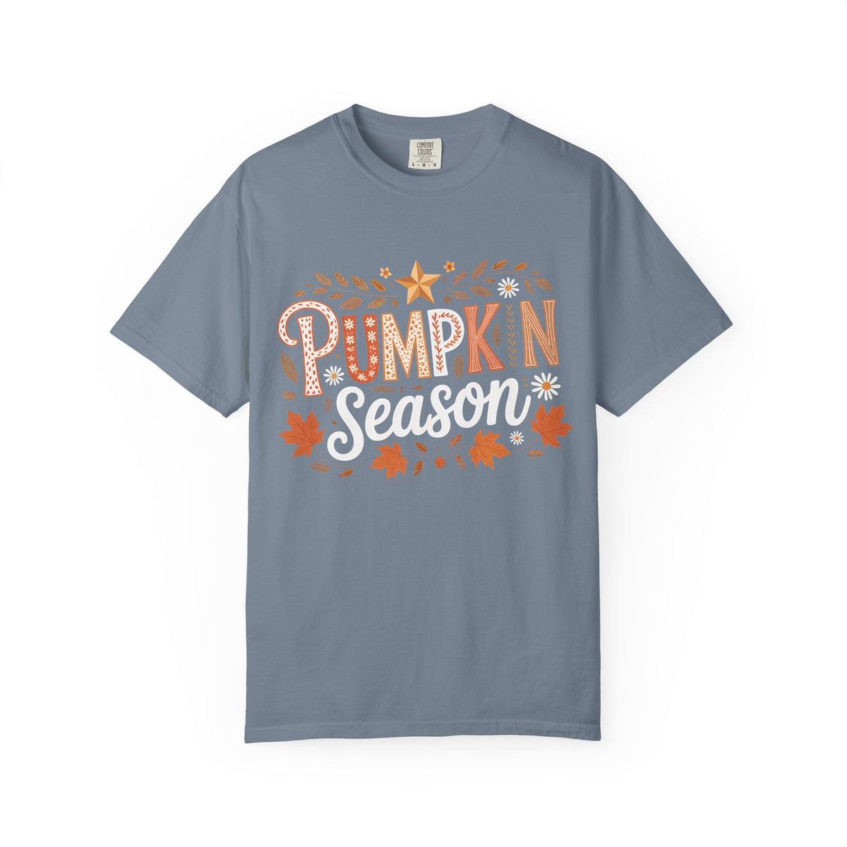 Pumpkin Season T-Shirt — Fall Leaves & Cozy Autumn Graphic Tee