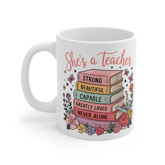 "She's a Teacher" Mug