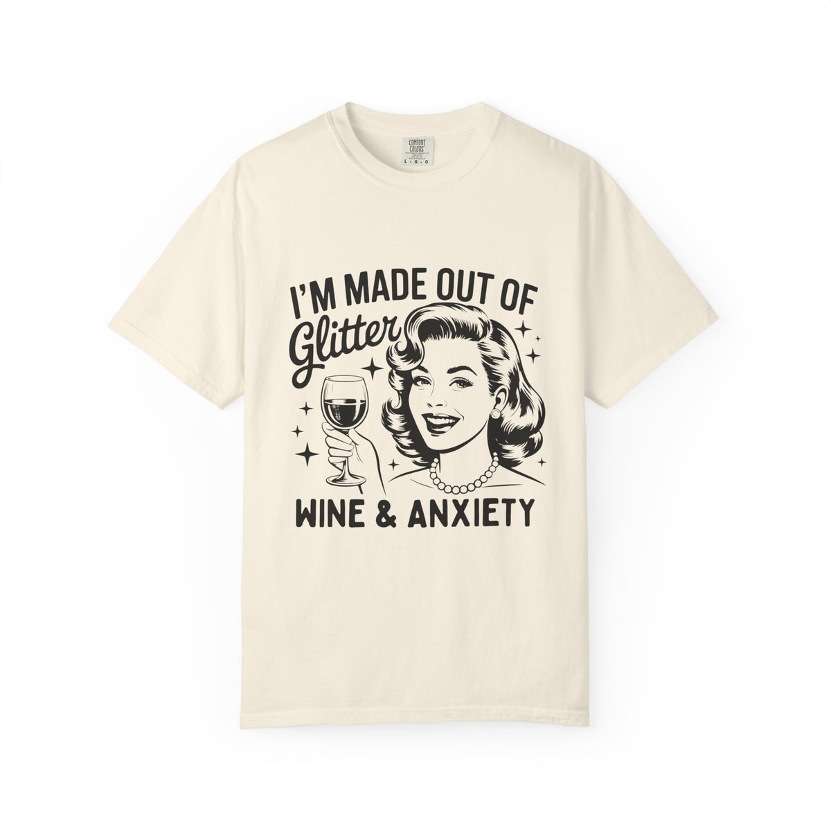 Funny Anxiety Retro Graphic T-shirt