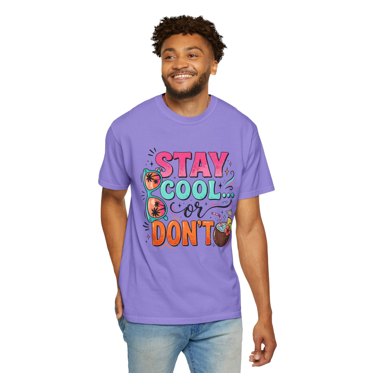 Stay Cool Bright Summer Graphic T-shirt Gift