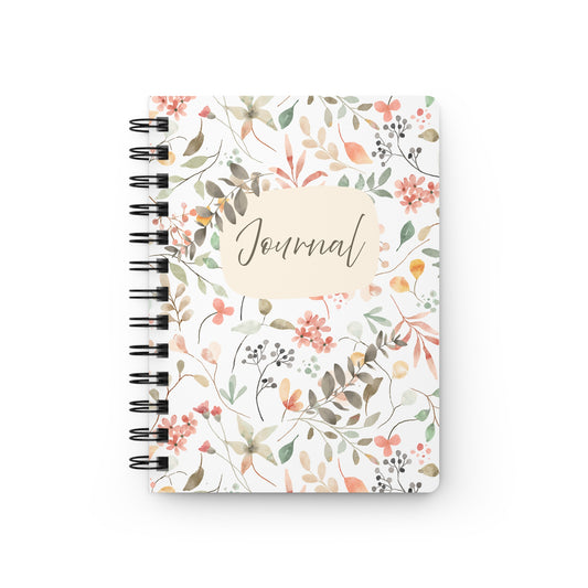 Watercolor Floral Journal Gift