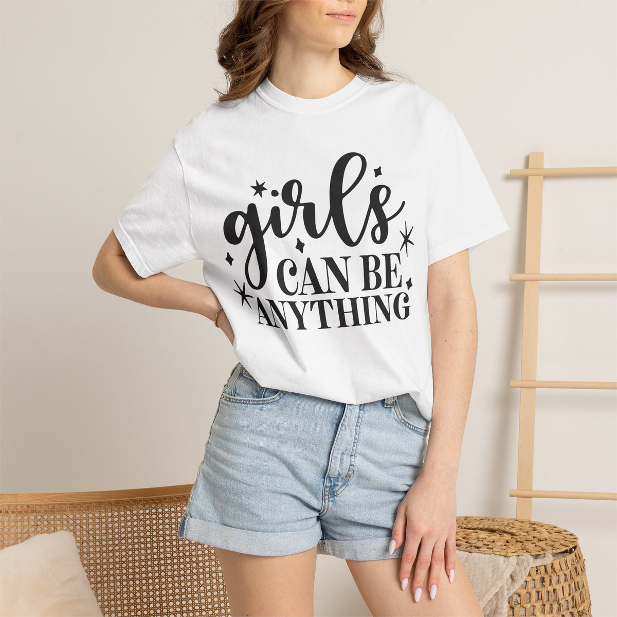 "Girls Can Be Anything" Tee