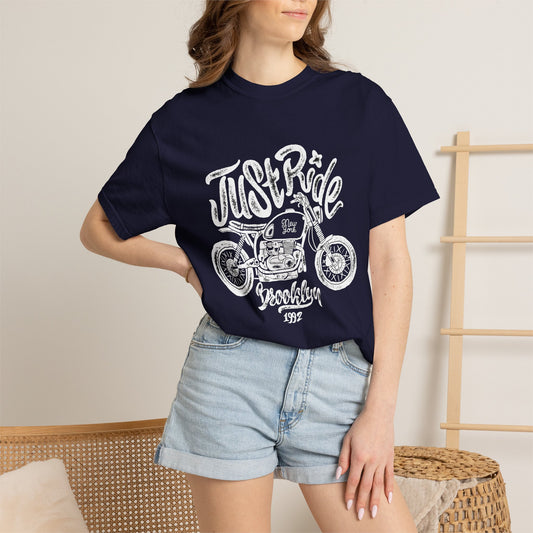 Motorcycle Summer Unisex Garment-Dyed T-shirt