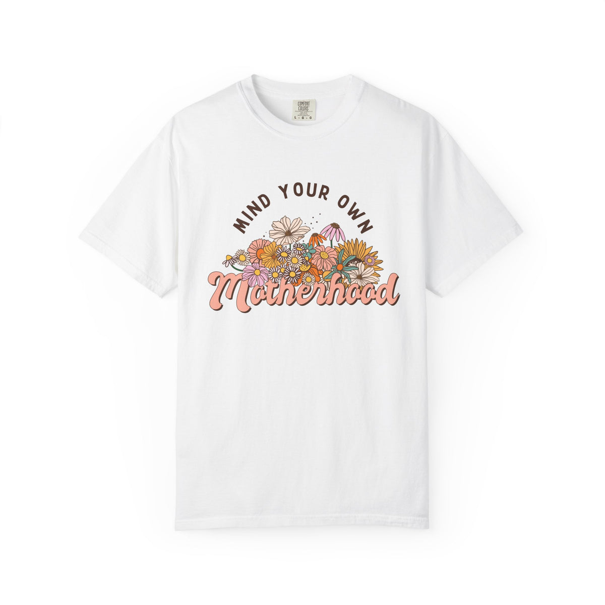 Mom Motherhood Graphic Floral T-Shirt