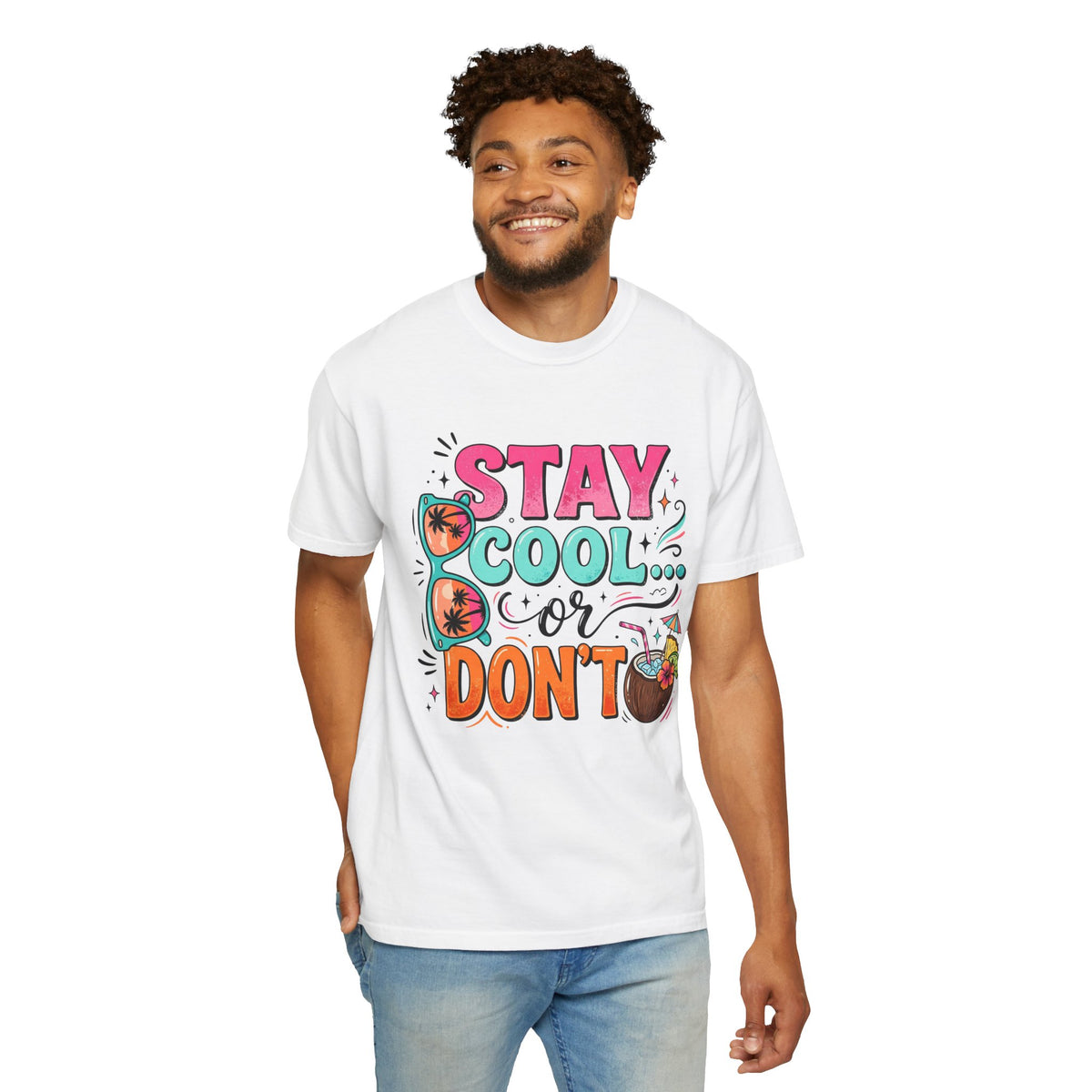 Stay Cool Bright Summer Graphic T-shirt Gift