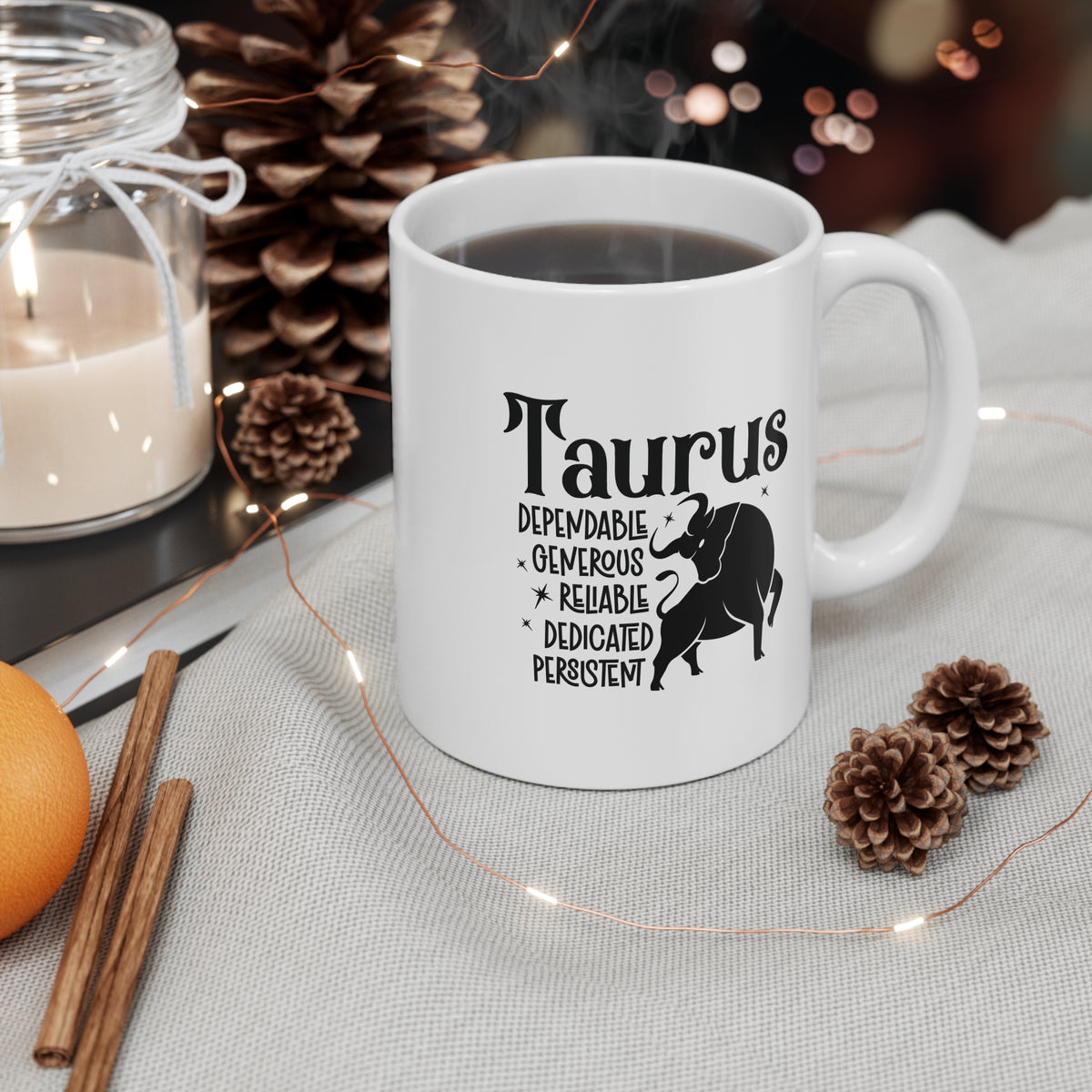 Taurus Zodiac Coffee Tea Mug Gift