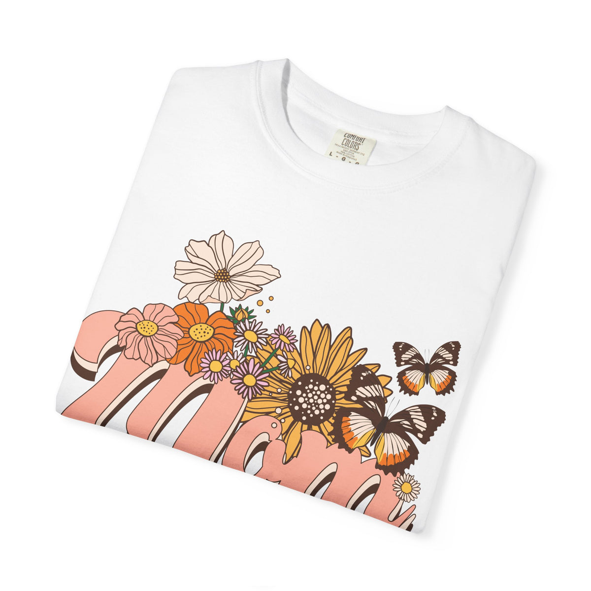 Mom Floral Graphic T-Shirt Retro