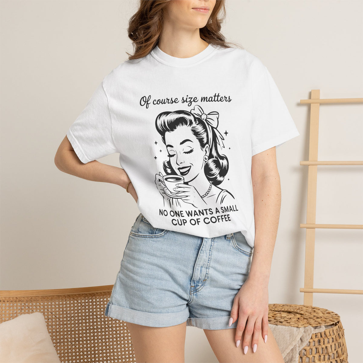Funny Retro Coffee Graphic T-shirt