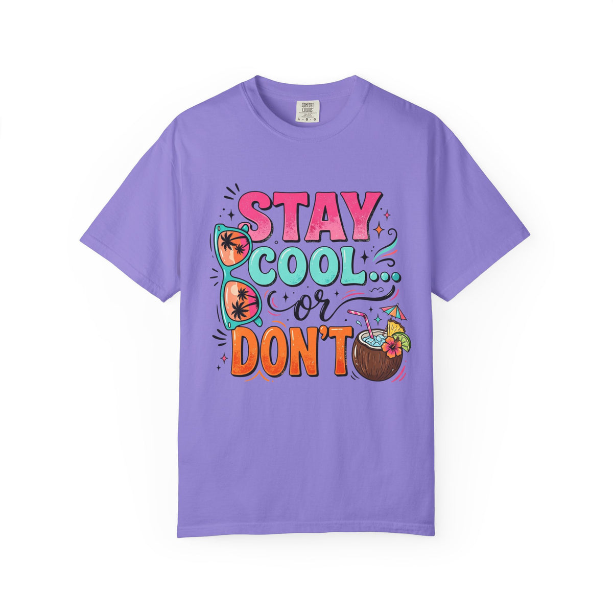 Stay Cool Bright Summer Graphic T-shirt Gift