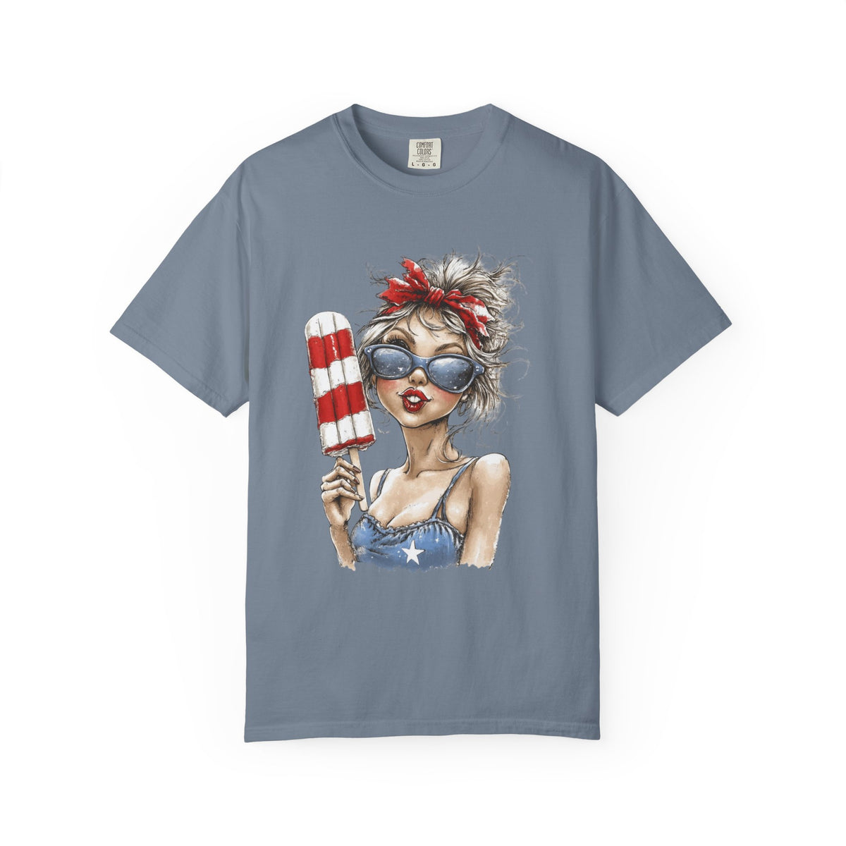 American Patriotic Pinup Girl T-Shirt