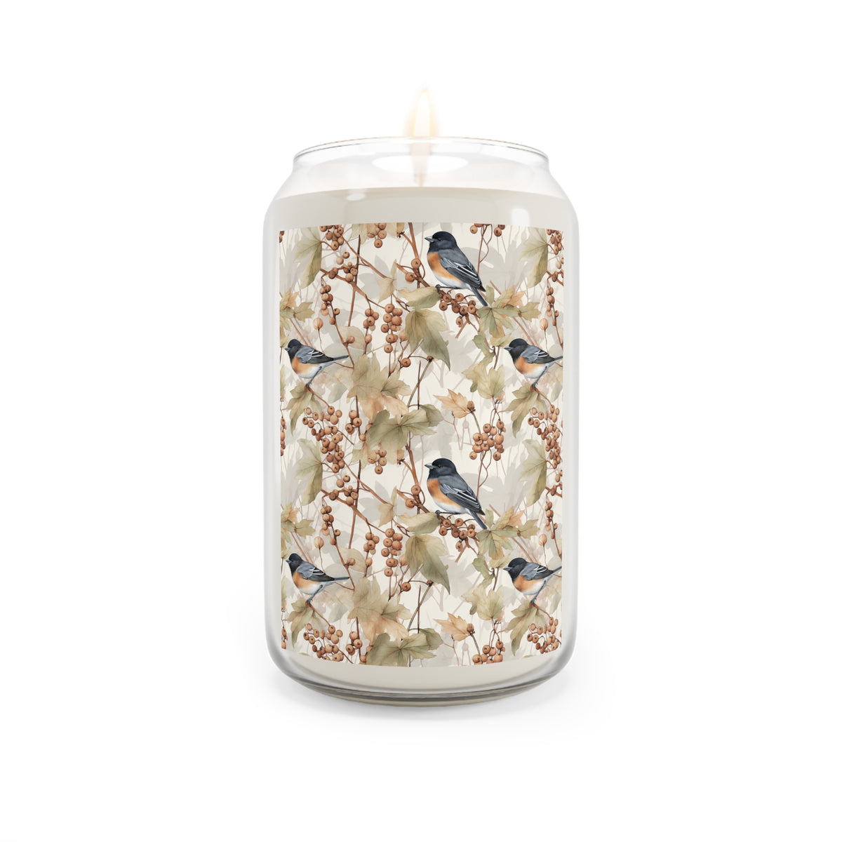 Botanical Songbird Soy Candle (13.75 oz) — Vanilla Bean | Comfort Spice | Sea Breeze