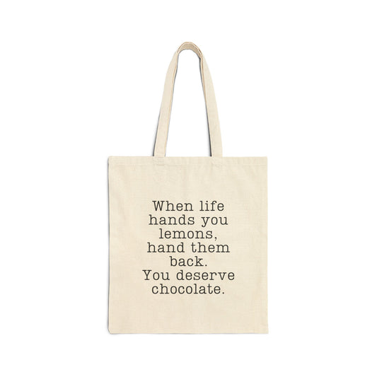 Funny Canvas Tote Bag  Grocery Market
