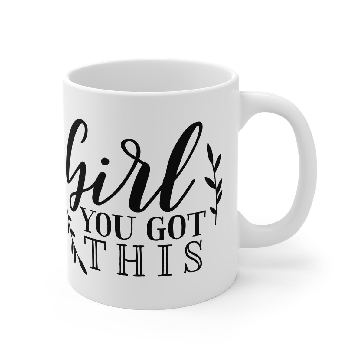 Motivational Girl Success Mug