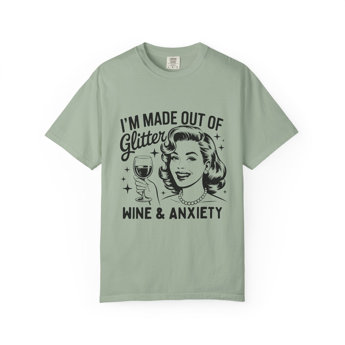 Funny Anxiety Retro Graphic T-shirt