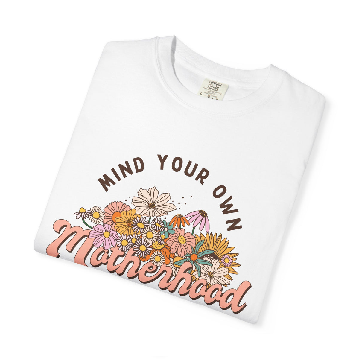 Mom Motherhood Graphic Floral T-Shirt