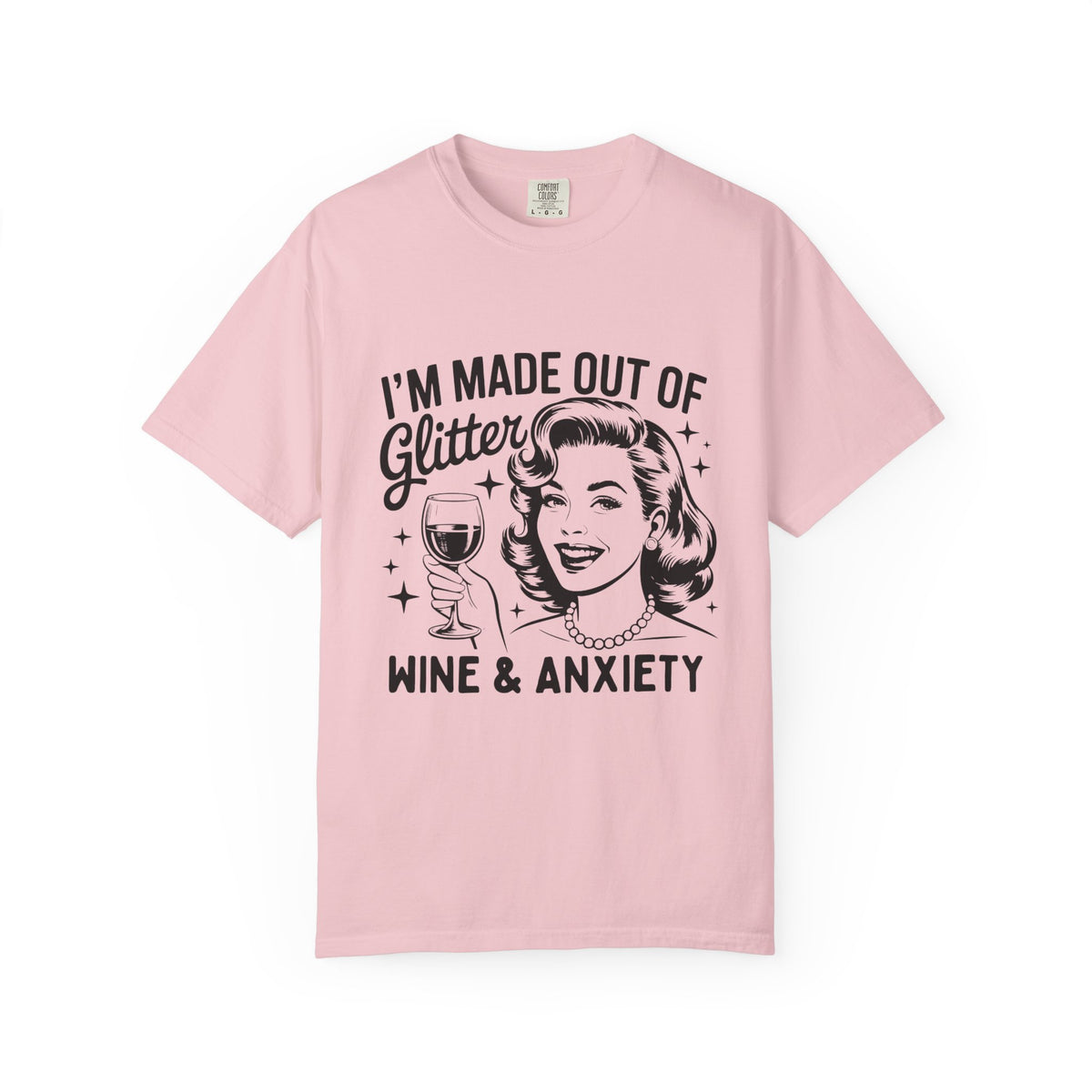 Funny Anxiety Retro Graphic T-shirt