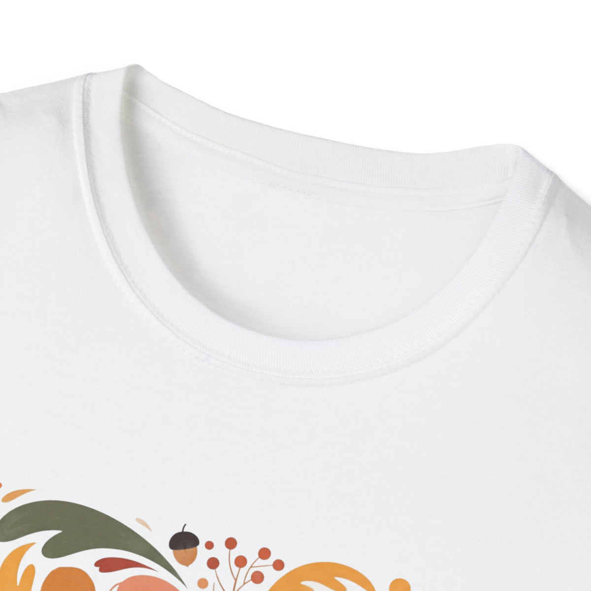 Colorful Autumn Harvest T-Shirt — Pumpkin & Sunflower Fall Graphic Tee