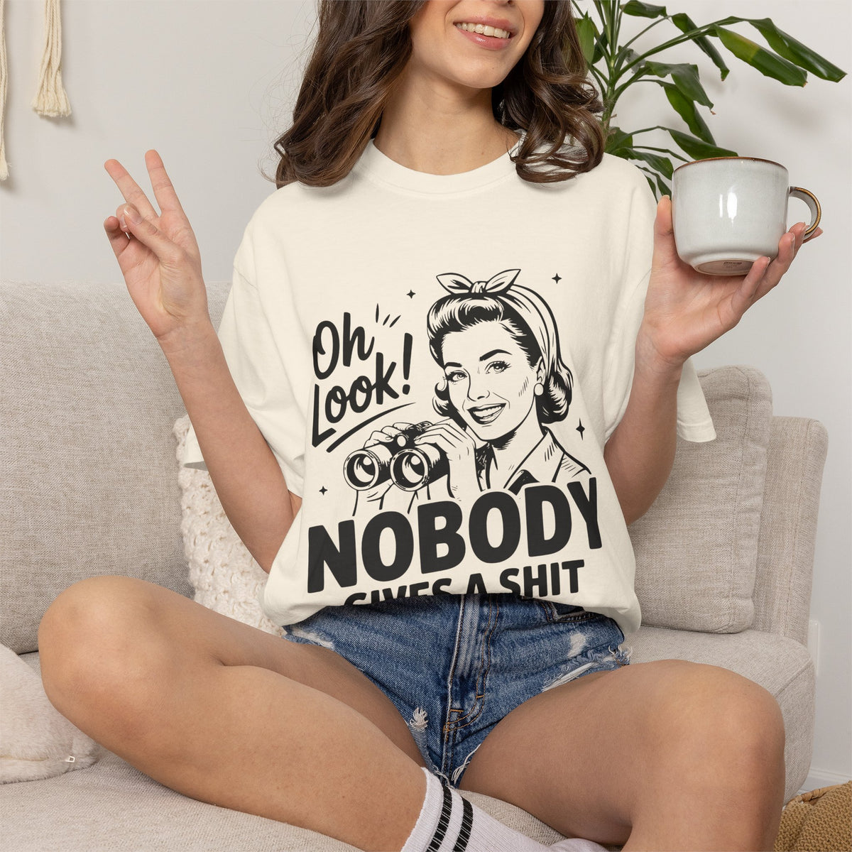 Retro Humorous Graphic T-shirt