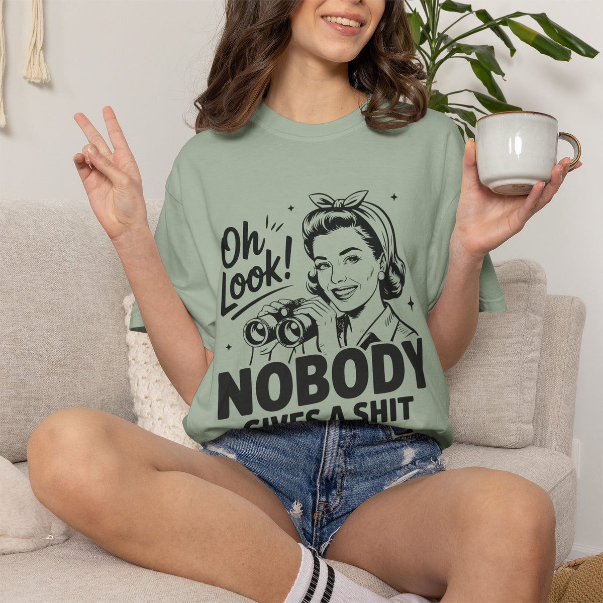 Retro Humorous Graphic T-shirt