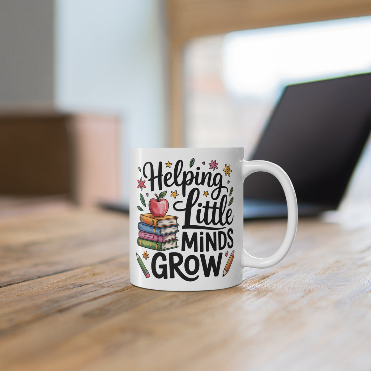 "Helping Little Minds Grow" Mug