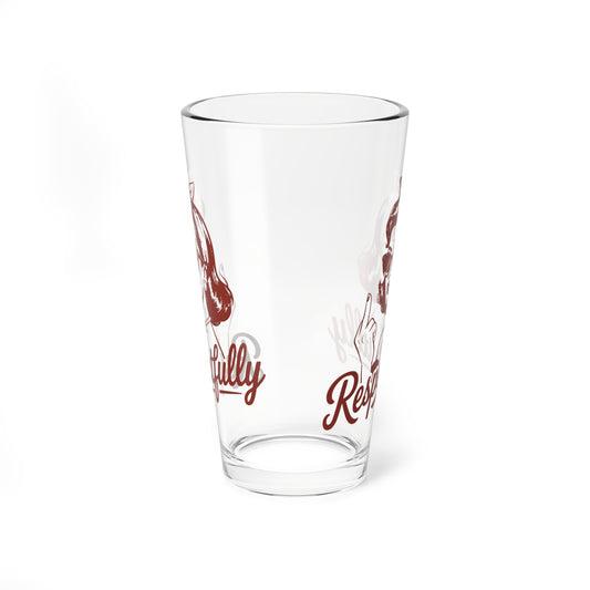 Funny Vintage "Respectfully" Mixing Glass (16oz.)