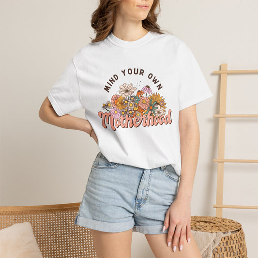 Mom Motherhood Graphic Floral T-Shirt