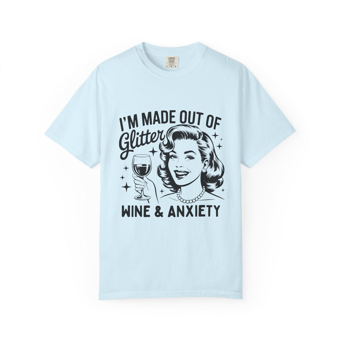 Funny Anxiety Retro Graphic T-shirt