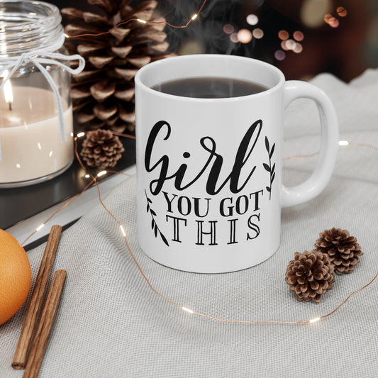 Motivational Girl Success Mug