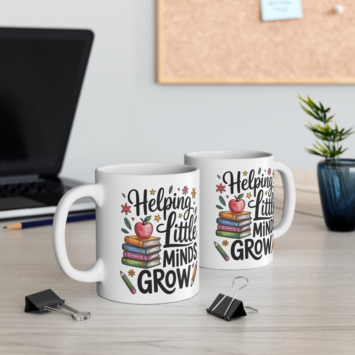 "Helping Little Minds Grow" Mug