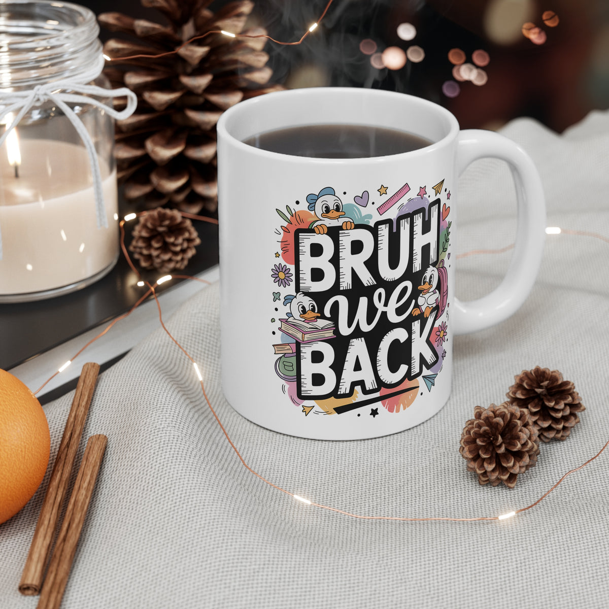 Back To School Colorul Graphic Mug